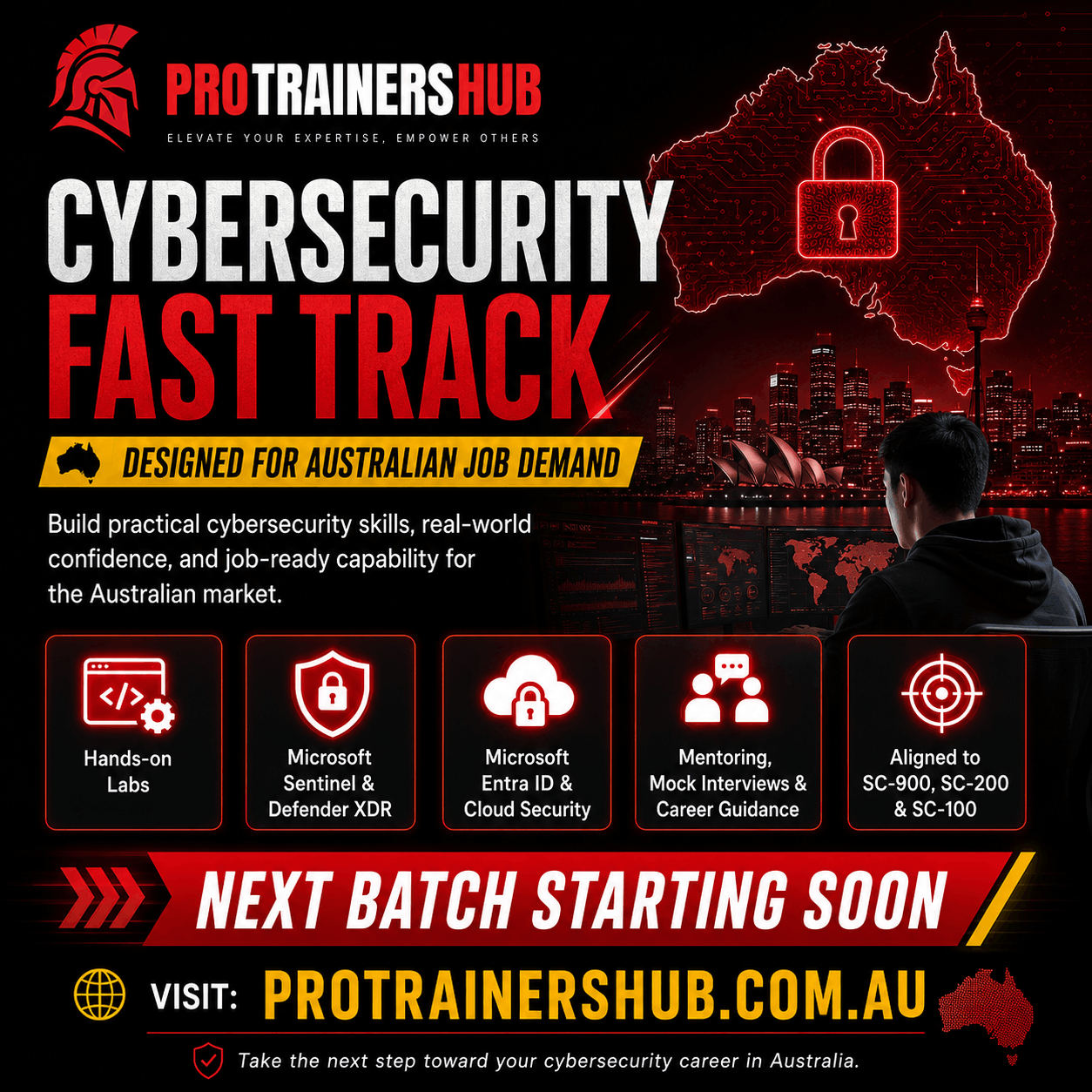Cybersecurity Fast Track Australia — slide 5