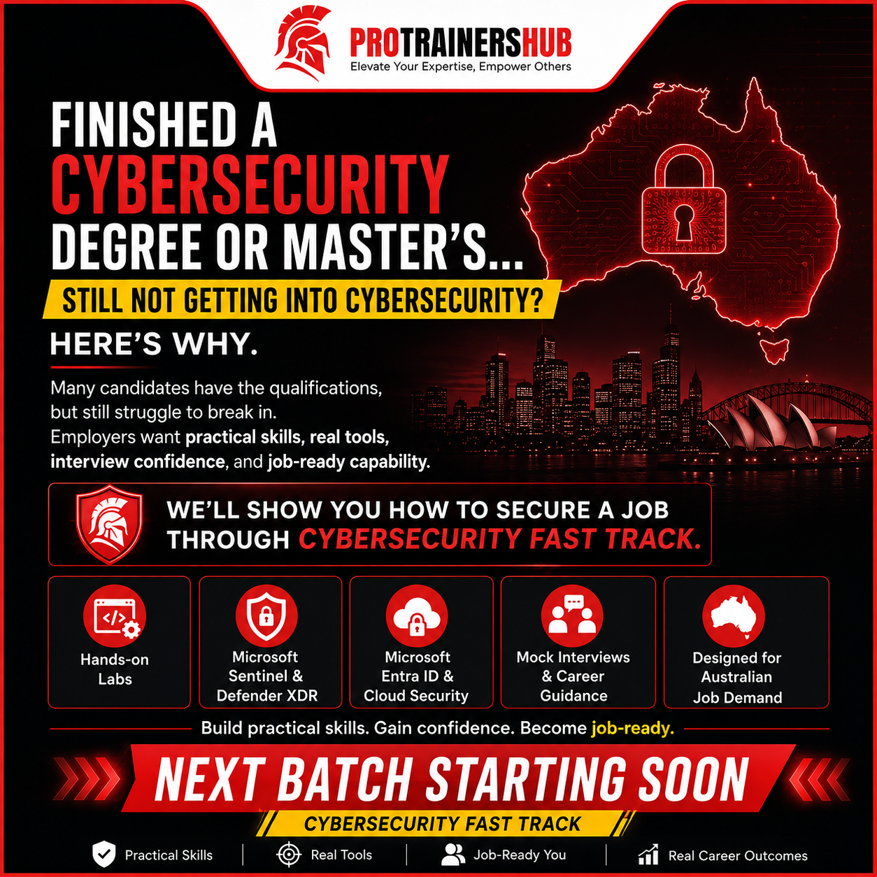 Cybersecurity Fast Track Australia — slide 1
